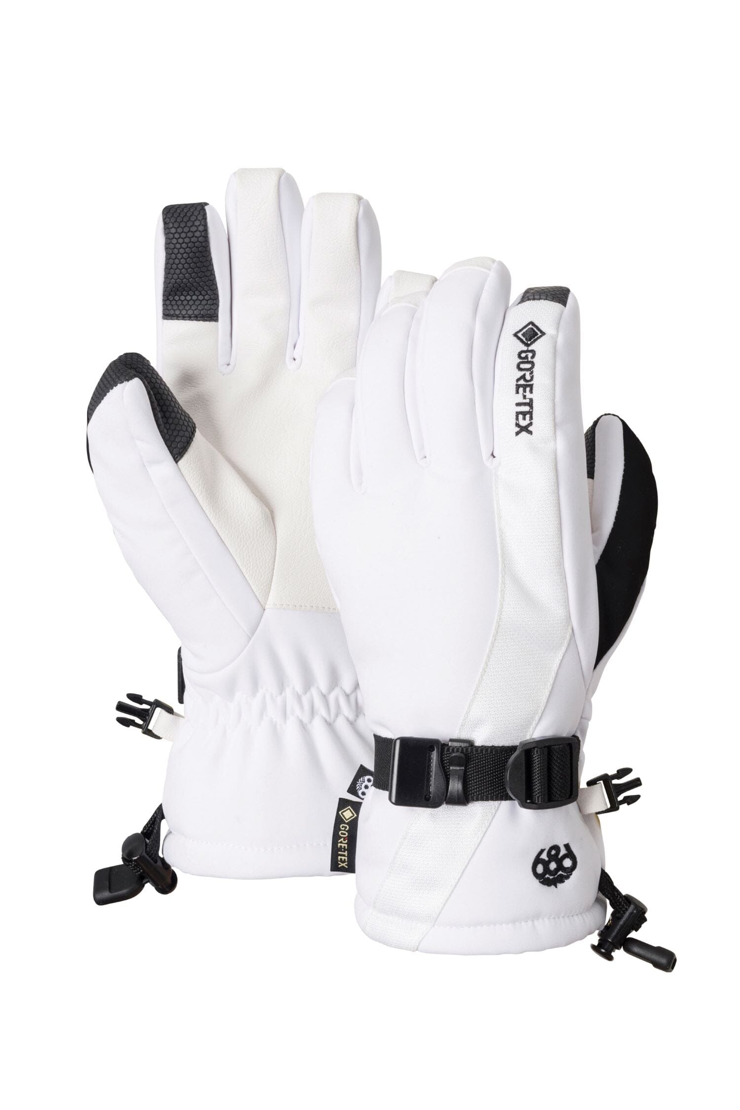 686 Women's GORE-TEX Linear Waterproof Insulated Snowboard Ski Gloves White