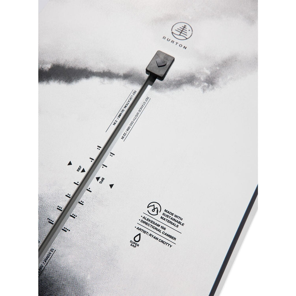 Burton Alekesam Men's All-Mountain Snowboard: Playful Flex, Directional Shape