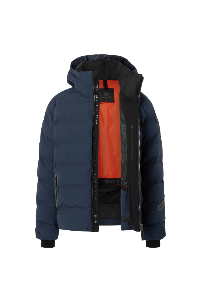 Fire & Ice Men's Tec Luca Quilted Ski Jacket: Warm, Water-Repellent, Eco-Friendly