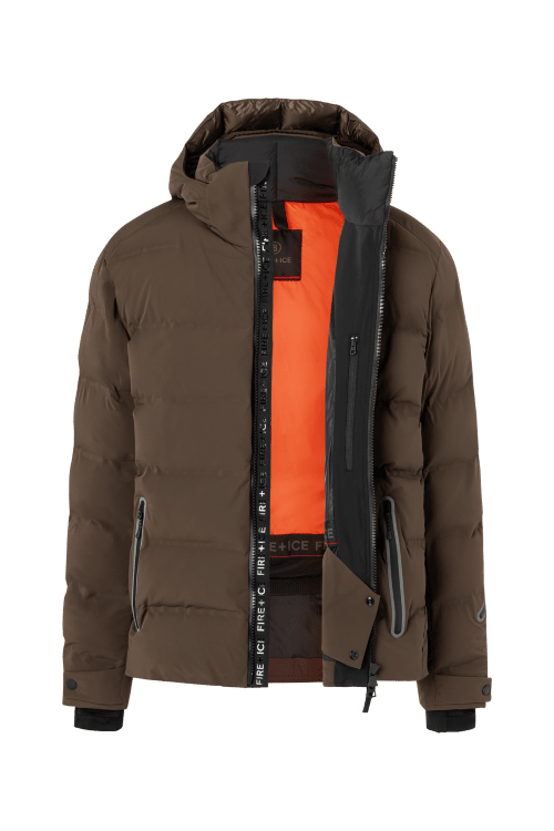 Fire & Ice Men's Tec Luca Quilted Ski Jacket: Warm, Water-Repellent, Eco-Friendly