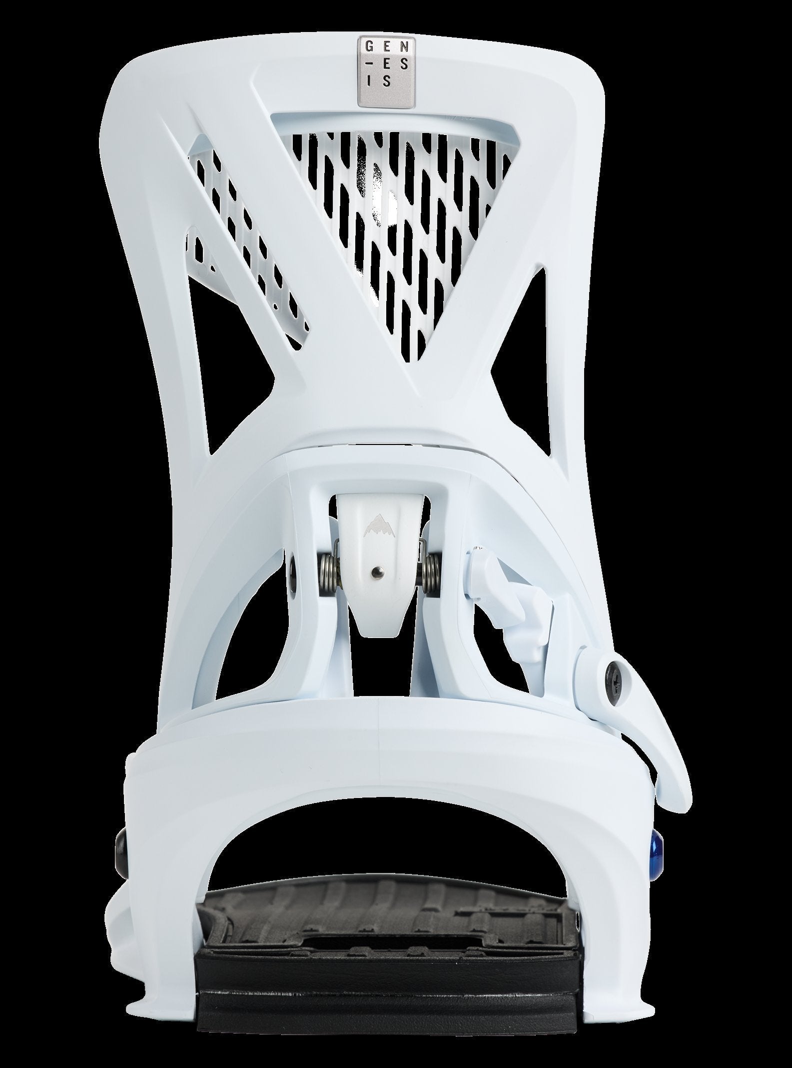 Burton Men's Genesis Step On Re:Flex Snowboard Bindings White - Responsive Kickback Suspension