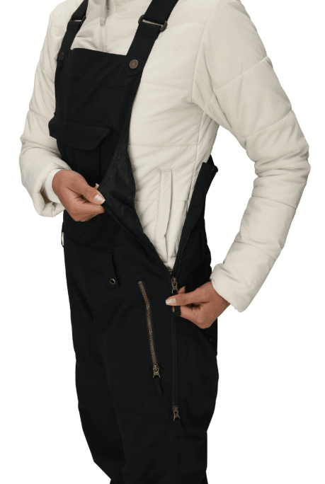 686 Women's Black Magic Insulated Snow Bib Pants - 10K Waterproof