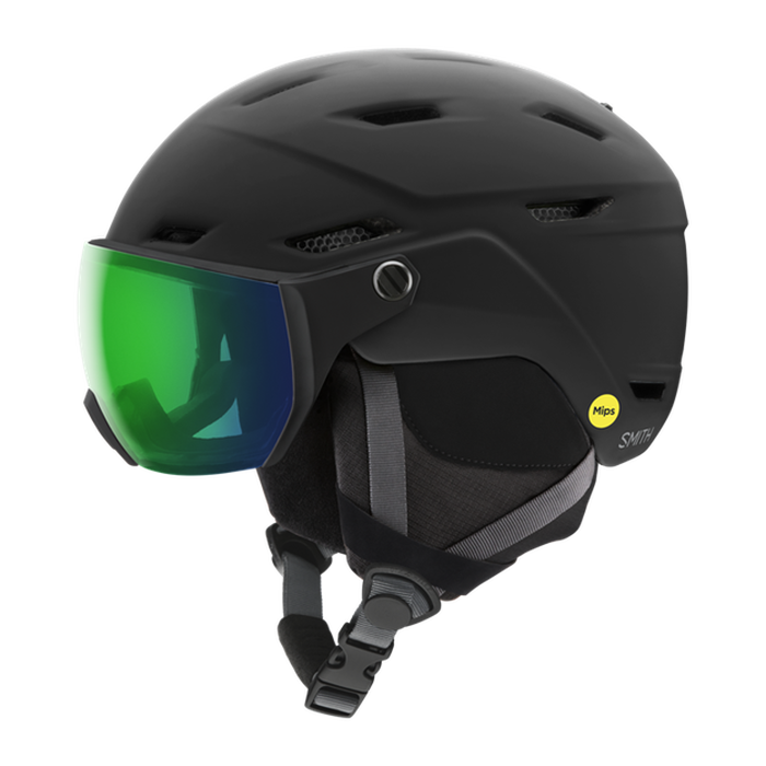 Smith Survey MIPS Ski Snowboard Helmet: Integrated Visor, ChromaPop Lens Clarity